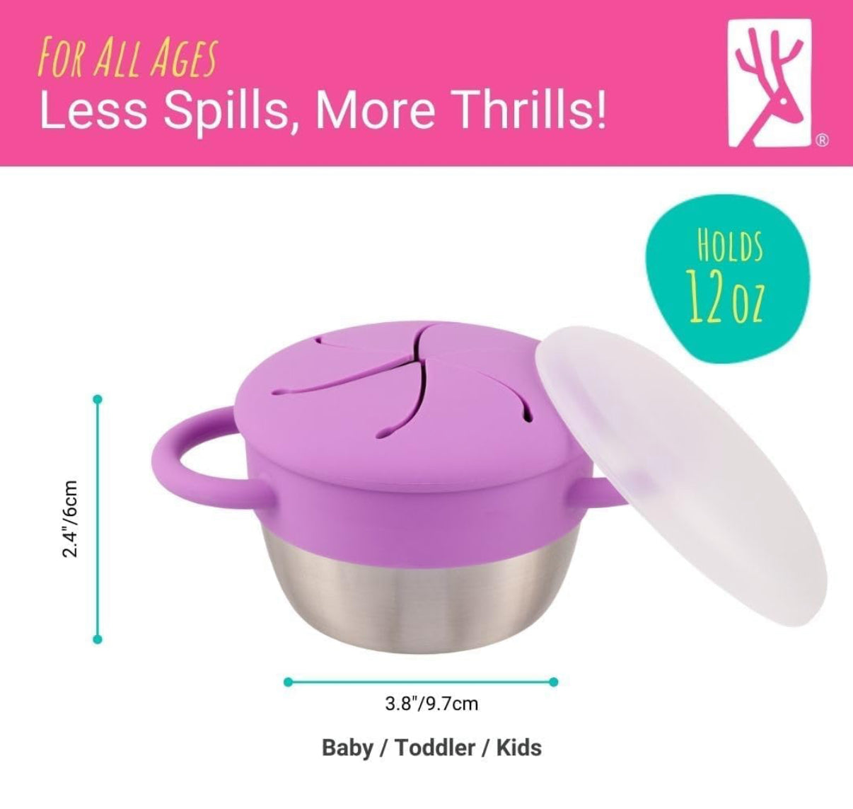 Elk and Friends Vasos de acero inoxidable