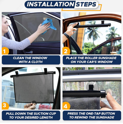 EcoNour Parasol para ventana lateral de automóvil