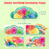 UNEEDE Juguetes sensoriales de clasificación de color