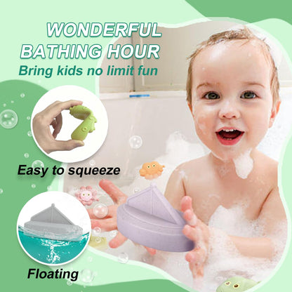 Juguetes de baño, paquete de 9