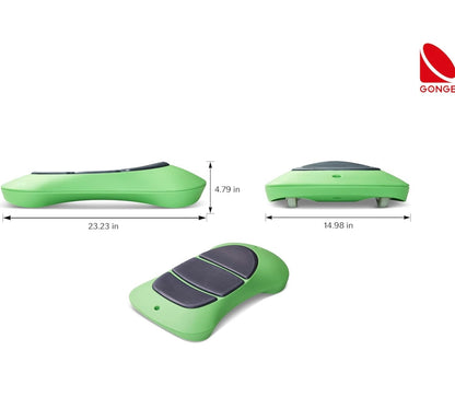 GONGE Floor Surfer - Tabla de ruedas con superficie suave para juego activo