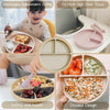 Platos de succión Moonkie para bebé | 100 % silicona sin BPA