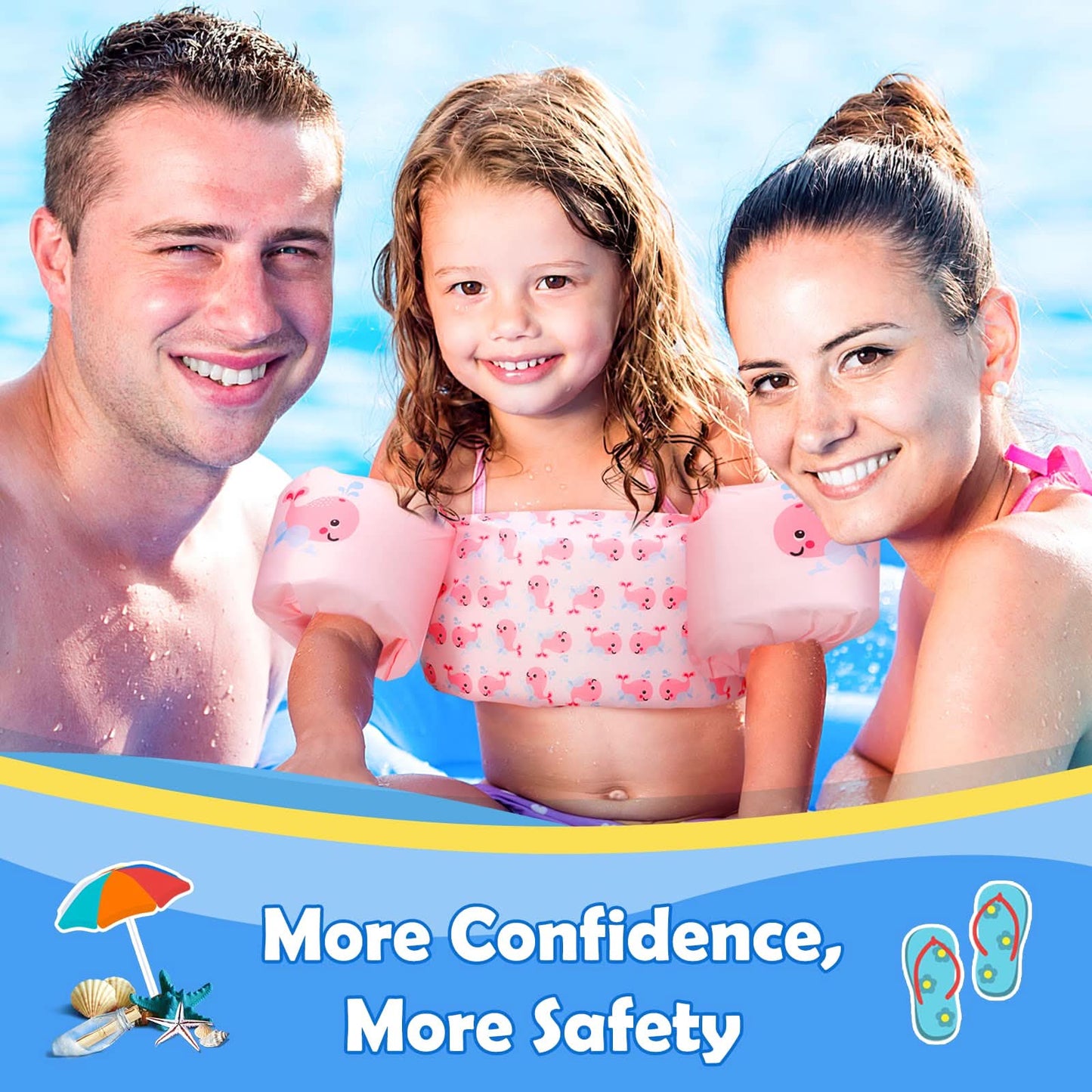 MoKo - Chaleco de natación para niños entre 20 y 50 libras