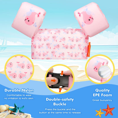 MoKo - Chaleco de natación para niños entre 20 y 50 libras