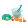 Melissa and Doug Seaside Sidekicks Sand Baking Set,White