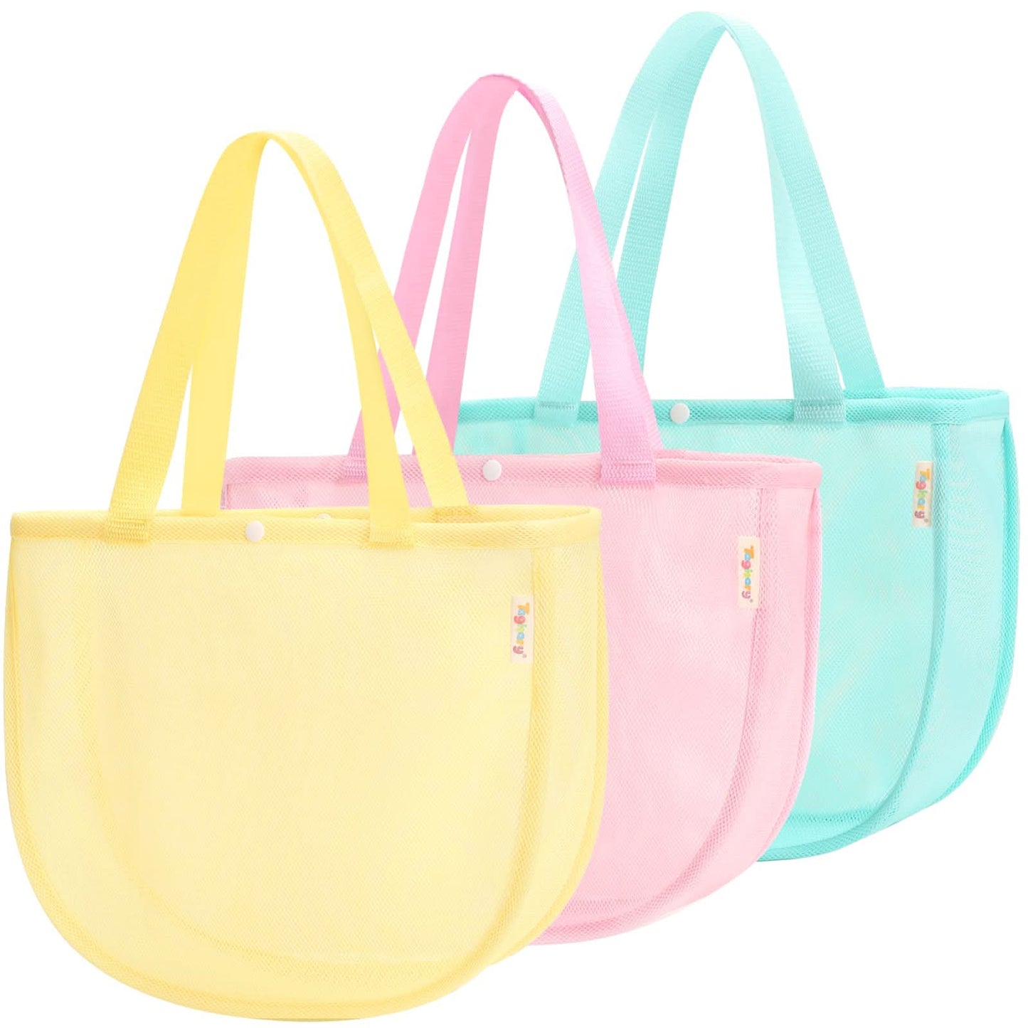 Tagitary Bolsas de malla para juguetes de playa para niños