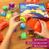 BONNYCO Rompecabezas, cubos, recuerdos de fiesta para niños, paquete de 28