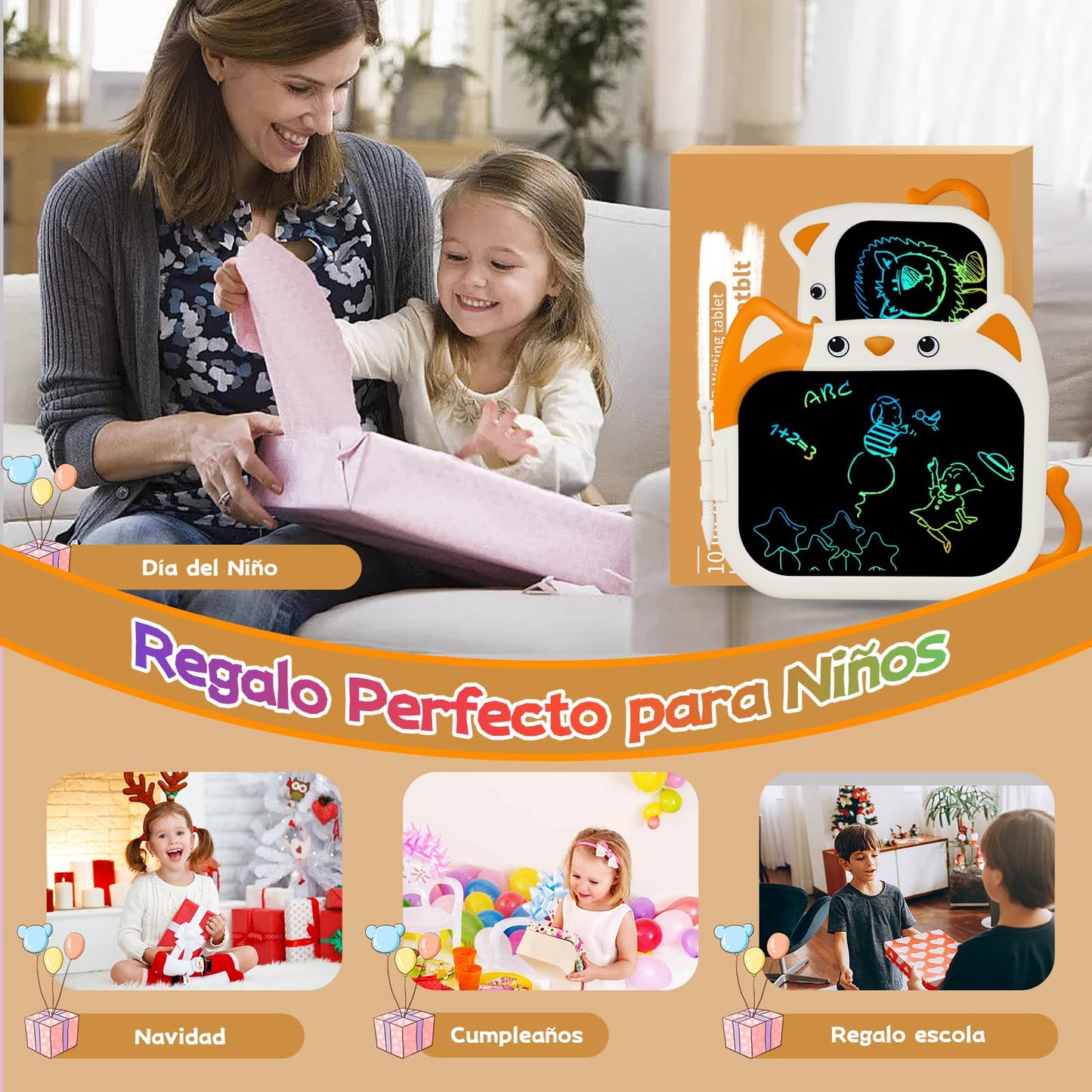 JOEAIS Tableta de escritura LCD de 10 pulgadas