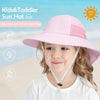 Sombrero para el sol para bebé, verano, UPF 50+, 6-24 meses, blanco