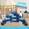 Plush Blocks Juego De 24 Bloques De Construcción Blandos para Bloques De Espuma