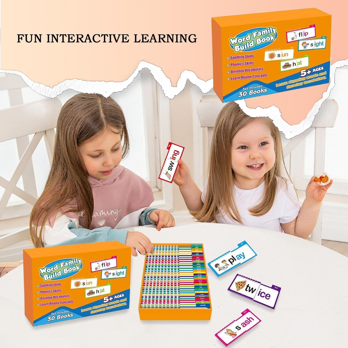 Lectura de Tarjetas Flash, Word Family Flash Tarjetas