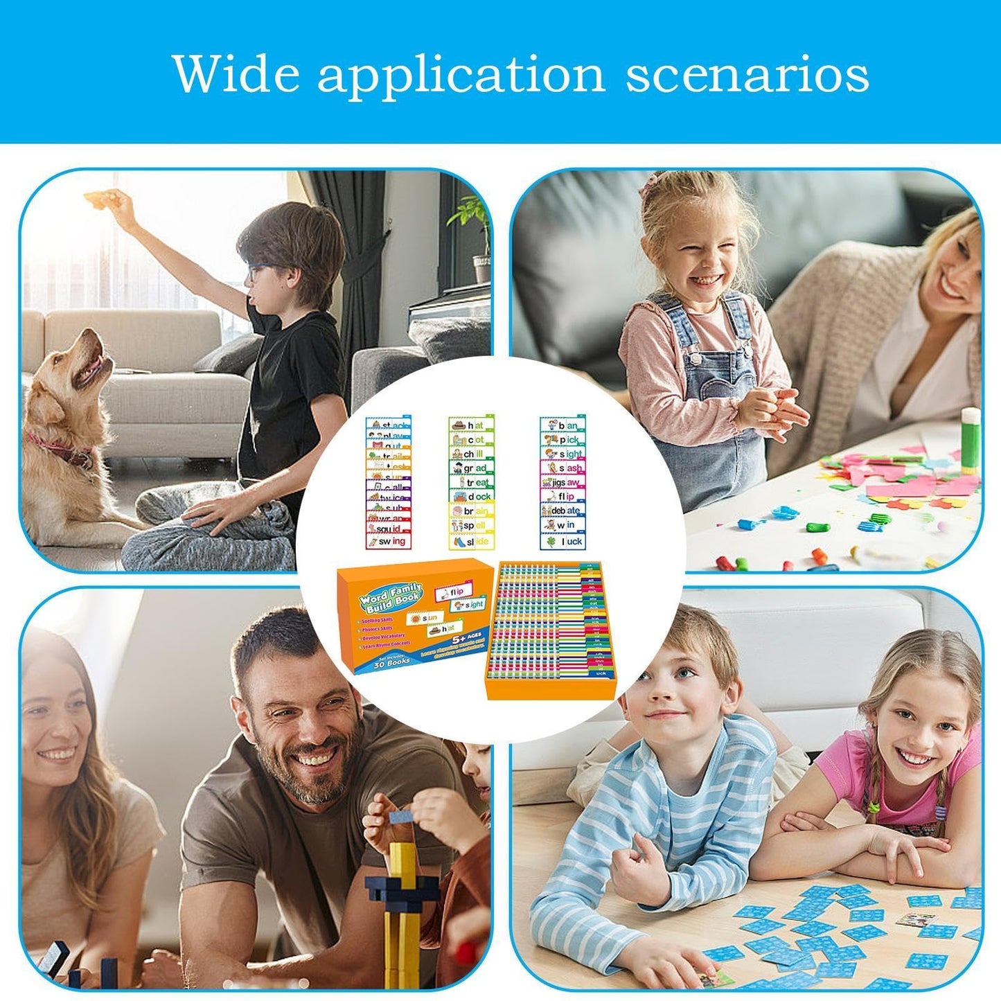 Lectura de Tarjetas Flash, Word Family Flash Tarjetas
