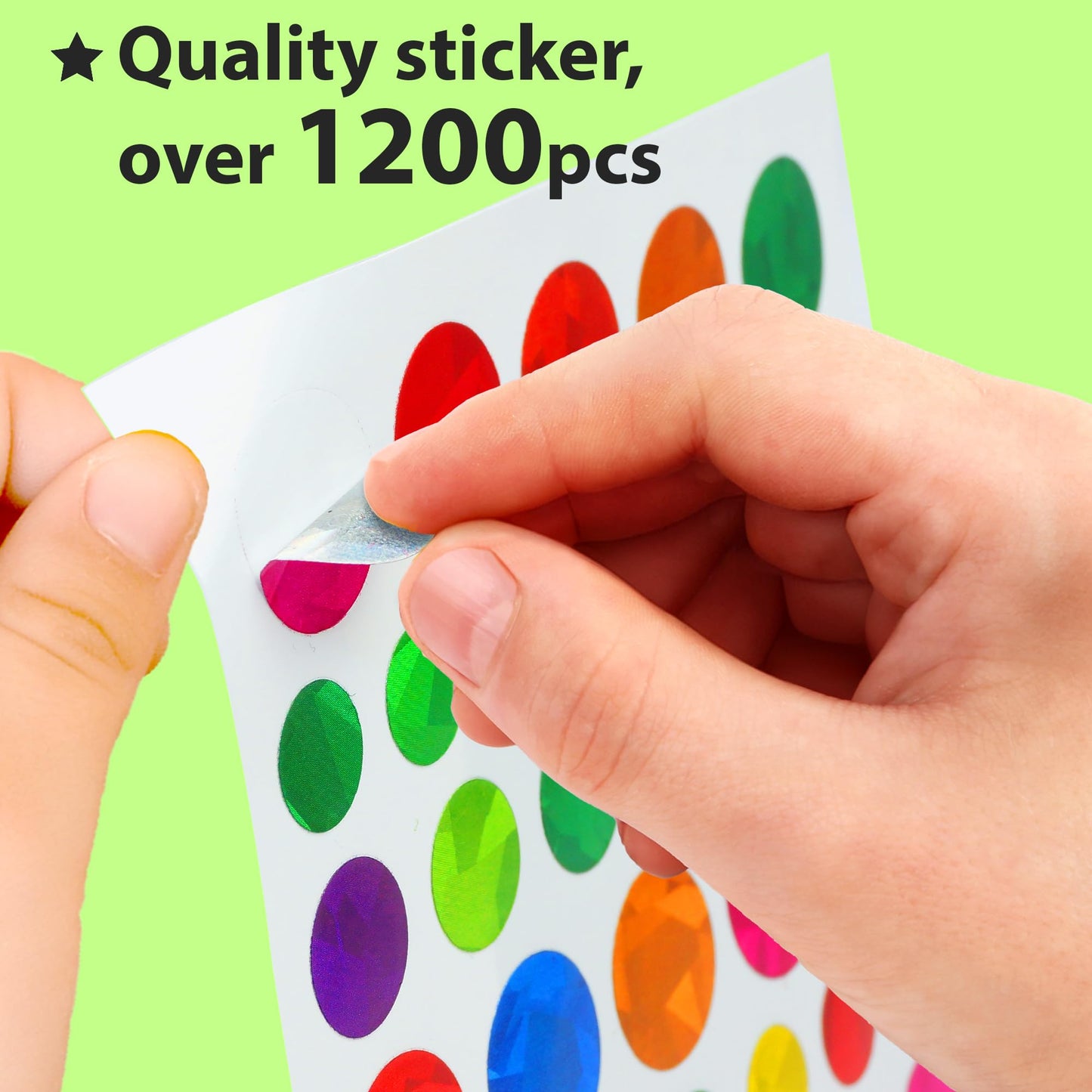 KRAFUN My First Foil Sticker Kit, 8 Arte sin ensuciar para niños