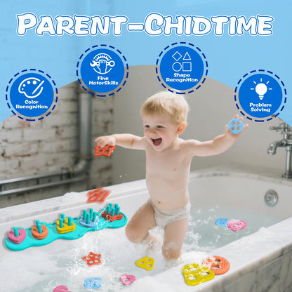 Juguetes de baño con succión para bebé