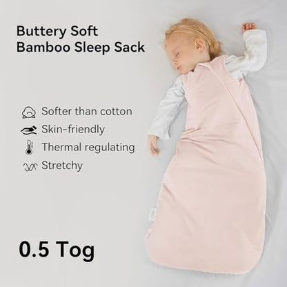 Saco de dormir de bambú BubblePanda de 0,5 tog, 12-18 meses (talla L)