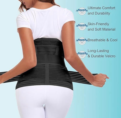 MAMODY Envoltura de recuperación de soporte posparto 3 en 1 para el vientre posparto, talla Xl
