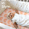 Pack N Play Sábanas diseño bohemio de arco iris