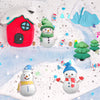 LAWOHO Kit de manualidades de muñeco de nieve para niños