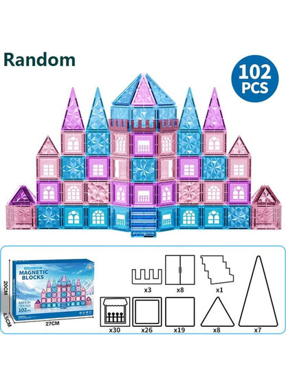 102 Bloques magnéticos para niños