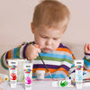 ABEIER Pintura de dedos lavable para niños pequeños, segura, no tóxica