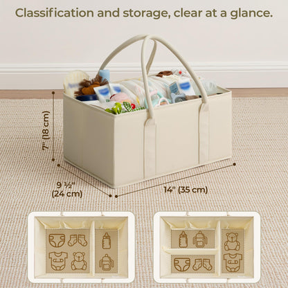 Organizador de pañales para bebé
