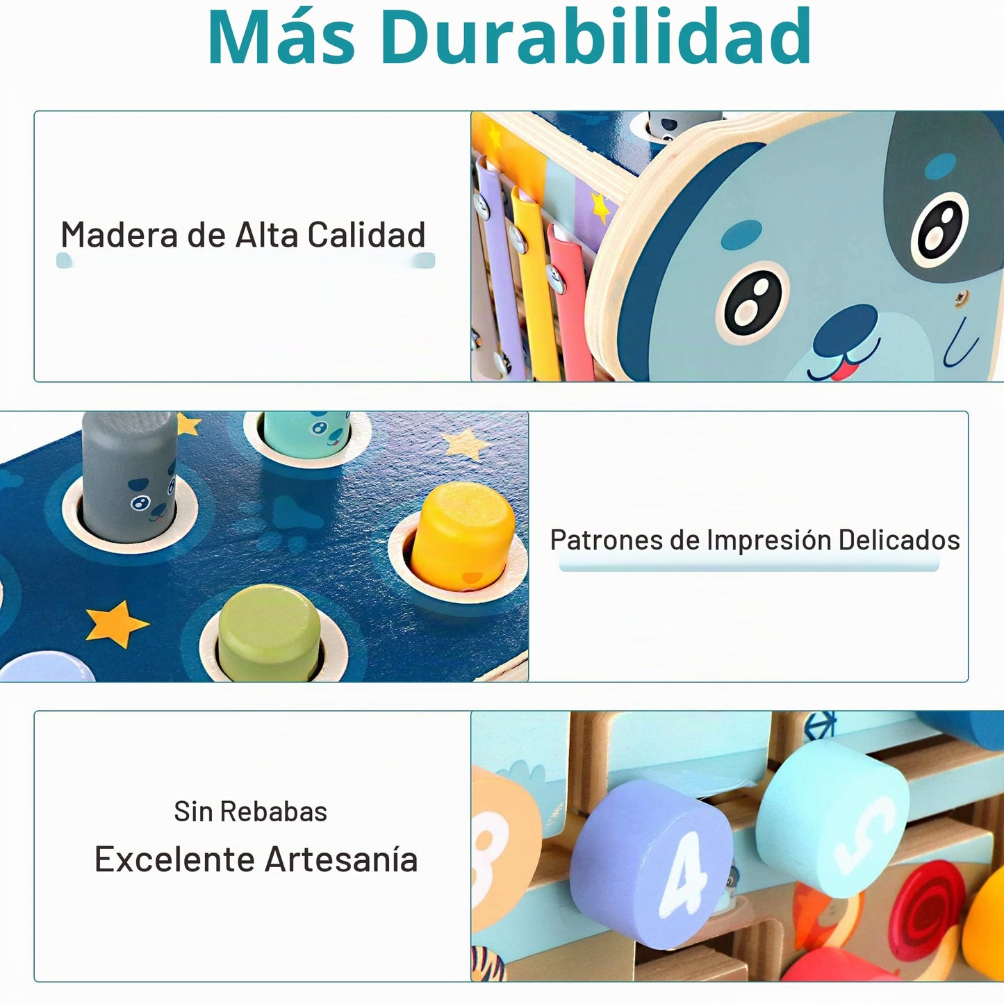 Juguete Montessori de madera para niños