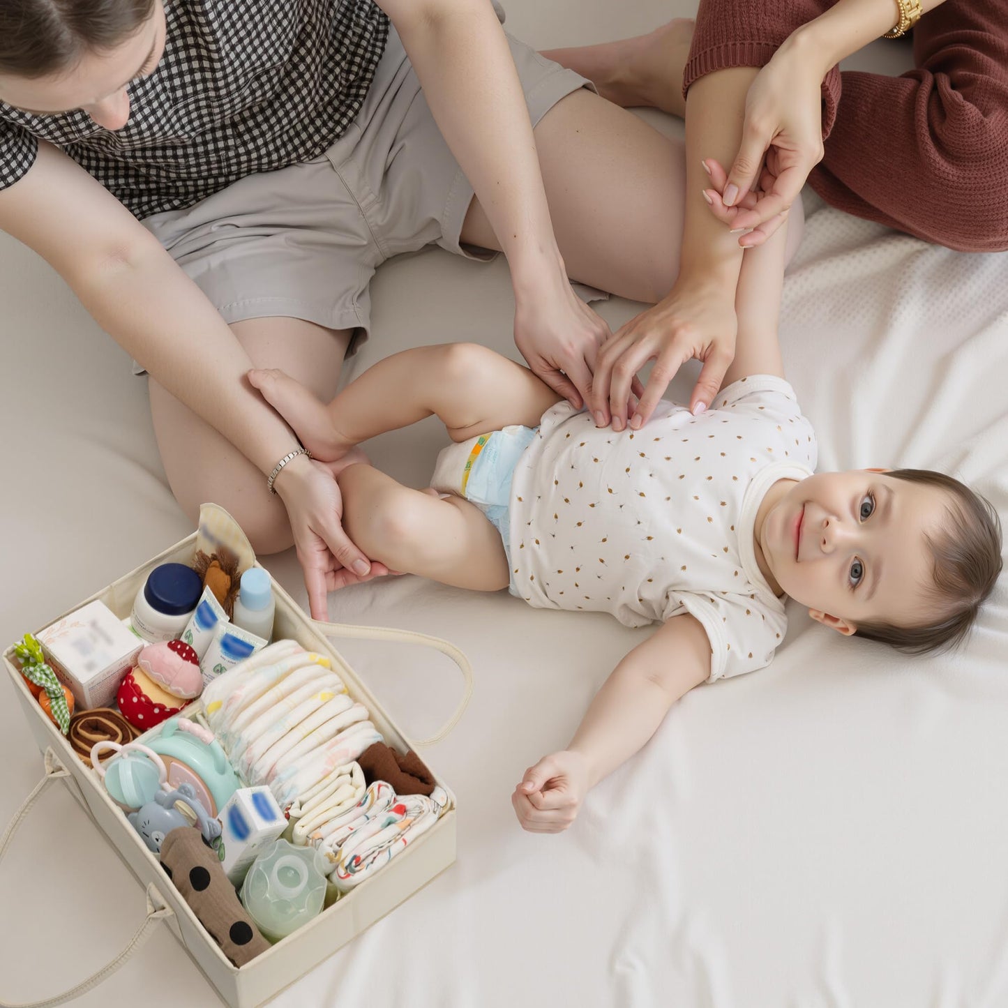 Organizador de pañales para bebé