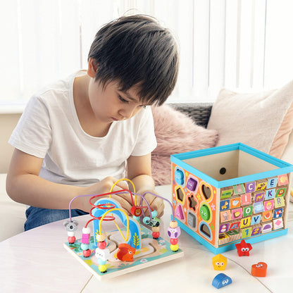 Wondertoys Madera 5 en 1 Multiusos ABC-123