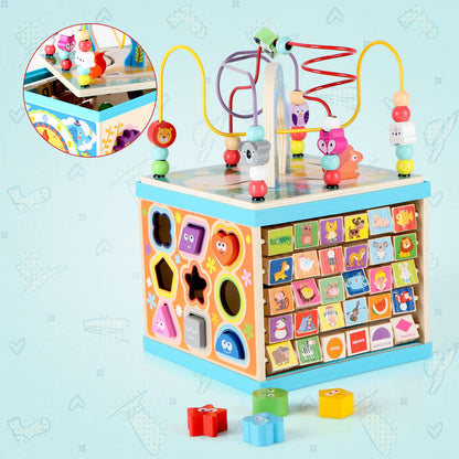 Wondertoys Madera 5 en 1 Multiusos ABC-123