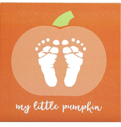 Lienzo de Kate y Milo "Mi pequeña calabaza"