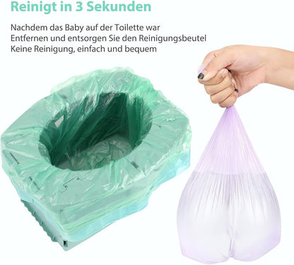 Orinal de viaje para niños, inodoro plegable portátil