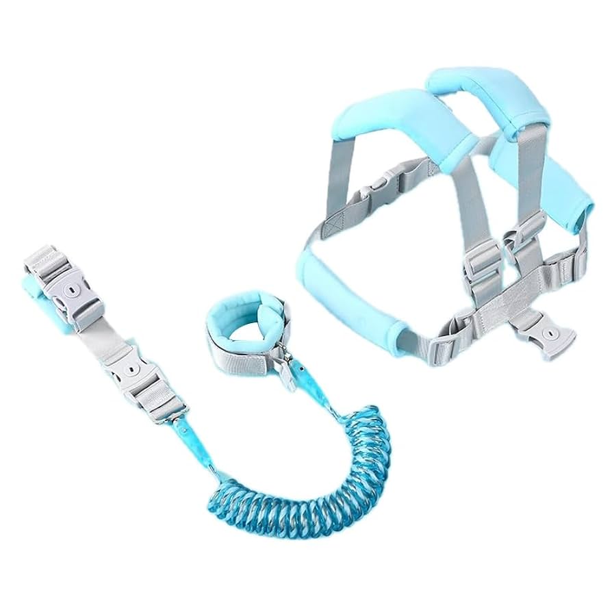PandaEar Arneses y correas de seguridad para niños pequeños con cuerda de pulsera