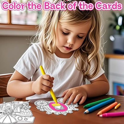 Kit de manualidades de arte de princesa y unicornio con más de 720 pegatinas