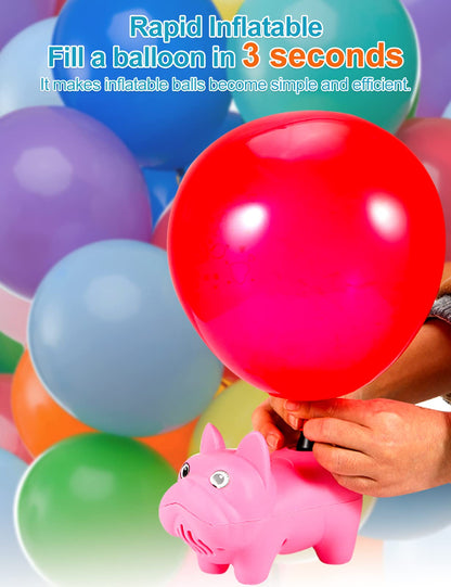 Inflador Globos Electrico, 300W Mini Bomba Eléctrica para Globos