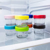 Youngever Paquete de 16 contenedores de vidrio para alimentos para bebés de 120 ml, 4 onzas