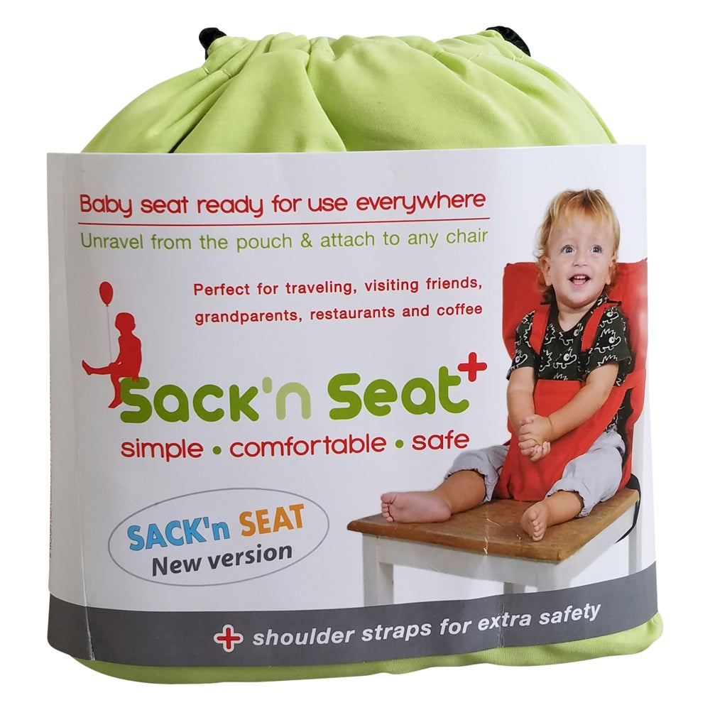 Asiento de bebé portátil Sack'n Seat Plus -  LIME