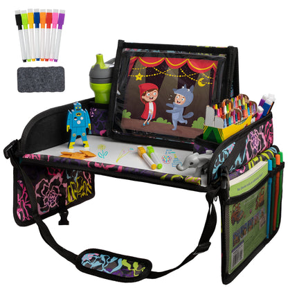 Lusso Gear Bandeja de viaje para asiento de automóvil para niños