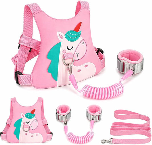 Correa para niños pequeños, arnés de seguridad para caminar y muñeca antipérdida
