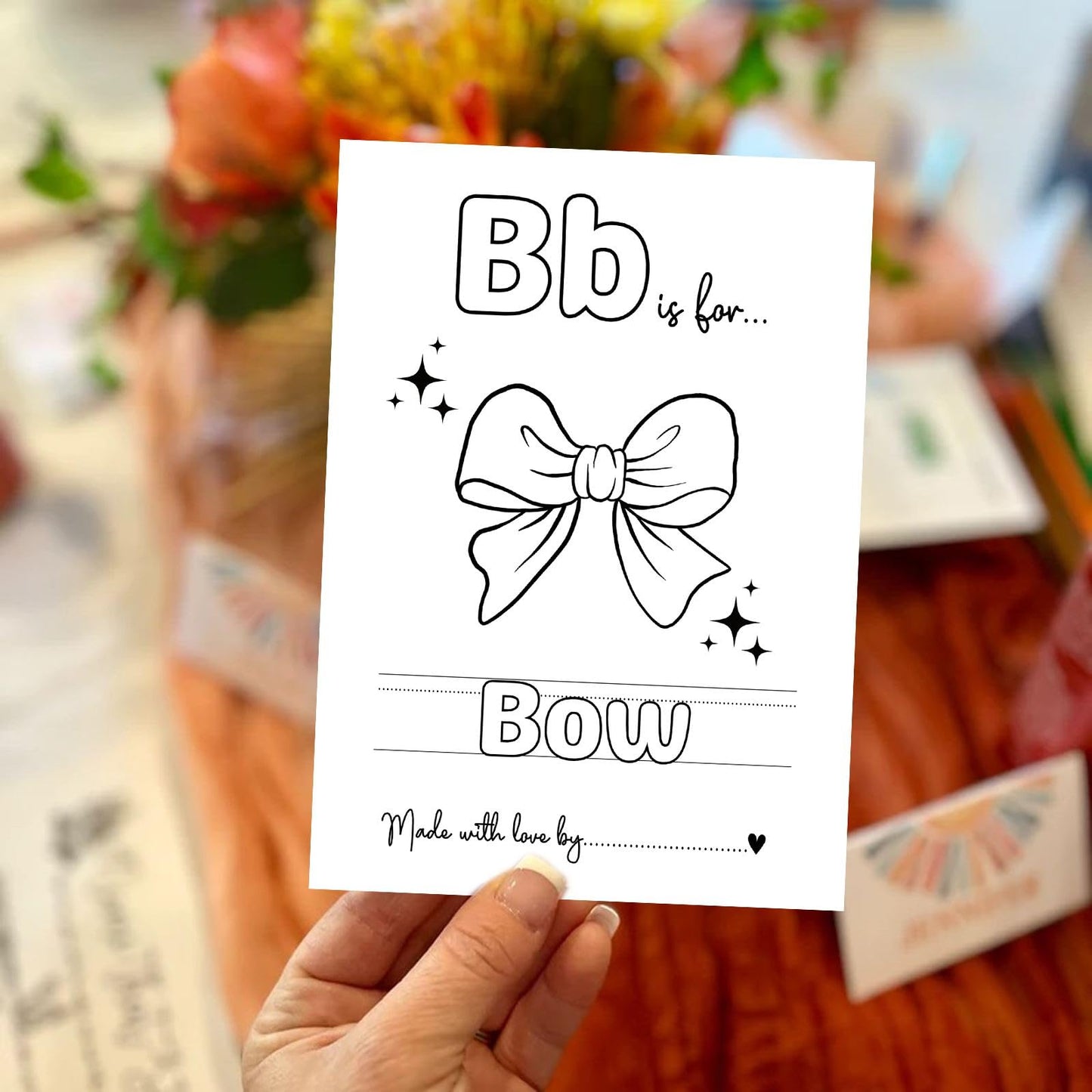 Juego de recuerdo de actividad para baby shower del primer libro ABC