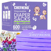 Bolsa de pañales desechable para bebé (600 unidades) con aroma a talco fresco