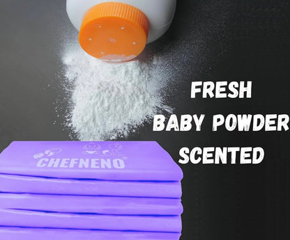 Bolsa de pañales desechable para bebé (600 unidades) con aroma a talco fresco