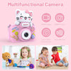 Cámara para niños y niñas, cámara digital 1080P de 48MP para niños de 3 a 10 años, incluye tarjeta microSD de 16 GB