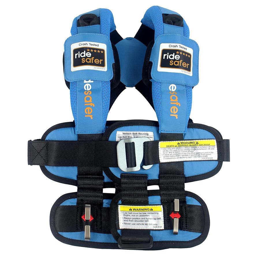 Chaleco de viaje Ride Safer Gen 5, grande, azul