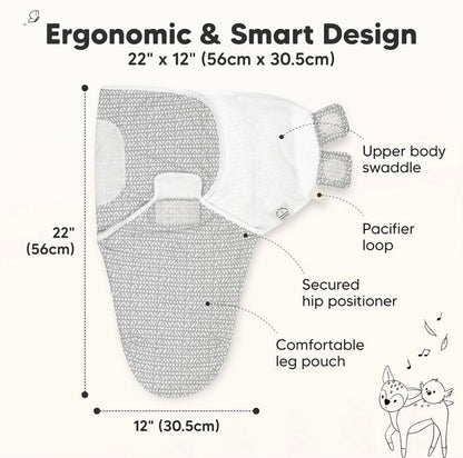 Sacos de 3-6 meses dormir orgánicos para bebé KeaBabies (paquete de 3)