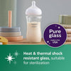 Philips Avent - Biberones de vidrio natural con pezones de respuesta natural (1m+), 8 onzas, paquete de 2