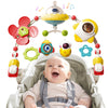 Arco musical para cochecito de bebé, asiento de coche