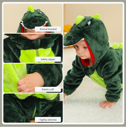 Mameluco con capucha de animal