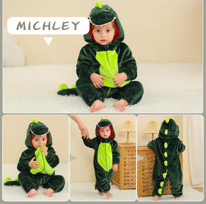 Mameluco con capucha de animal