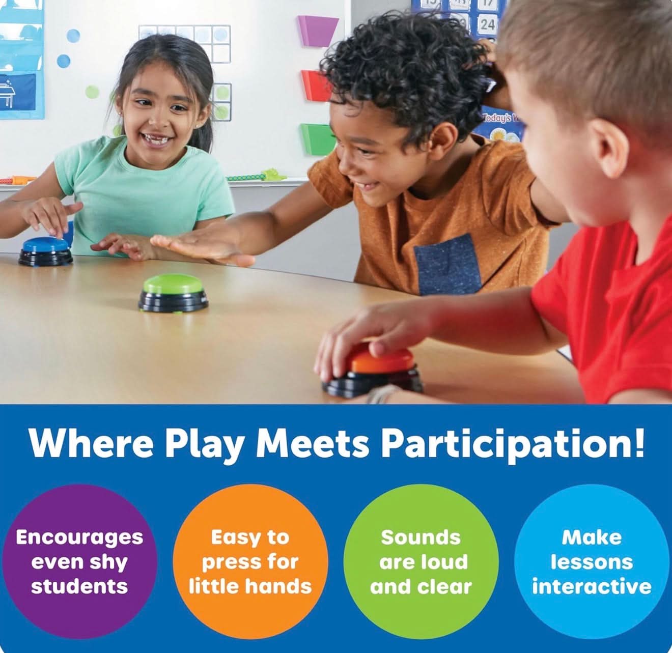 Learning Resources Answer Buzzers - Suministros imprescindibles para el aula