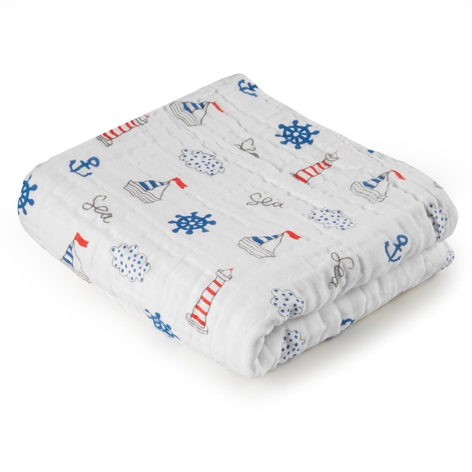 Manta de bebé Musioiy, manta de muselina suave